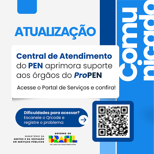 Card - atualização central de atendimento para ProPEN